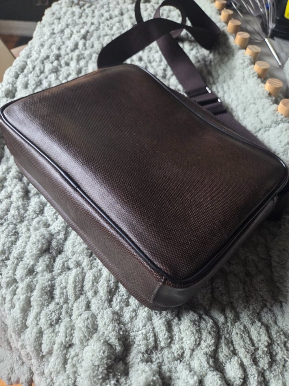 Vintage Coach Mens Crossbody Bag - Picture 3 of 8